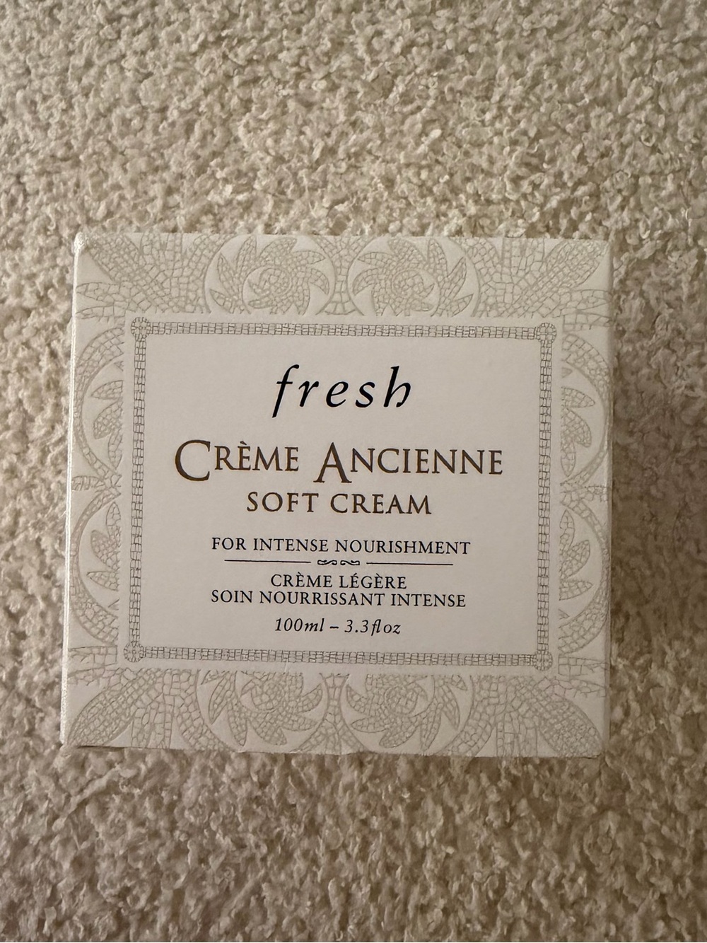 fresh Crème Ancienne Soft Cream - INTENSE NOURISHMENT- 100ml/3.3floz - Sealed